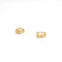 Deformed chain pierce earrings